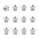 World Cup Metal Tipped SG Studs - White