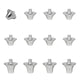 Flare Pro Custom Alloy SG Studs - Silver