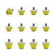 Metal Tipped SG Studs - Yellow
