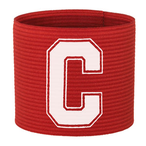 Captain's Armband - Red Velcro Kids Football Team