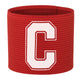 Captain's Armband - Red Velcro Kids Football Team